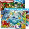 QUOKKA Floor Puzzles for Kids Ages 8-10 – 3X150 Piece Puzzles for Kids Ages 4-6 – Toy for Learning Ocean & Animals & Vehicles for 6-8 yo – Jigsaw Toddler Game for Boy and Girl Ages 3-5